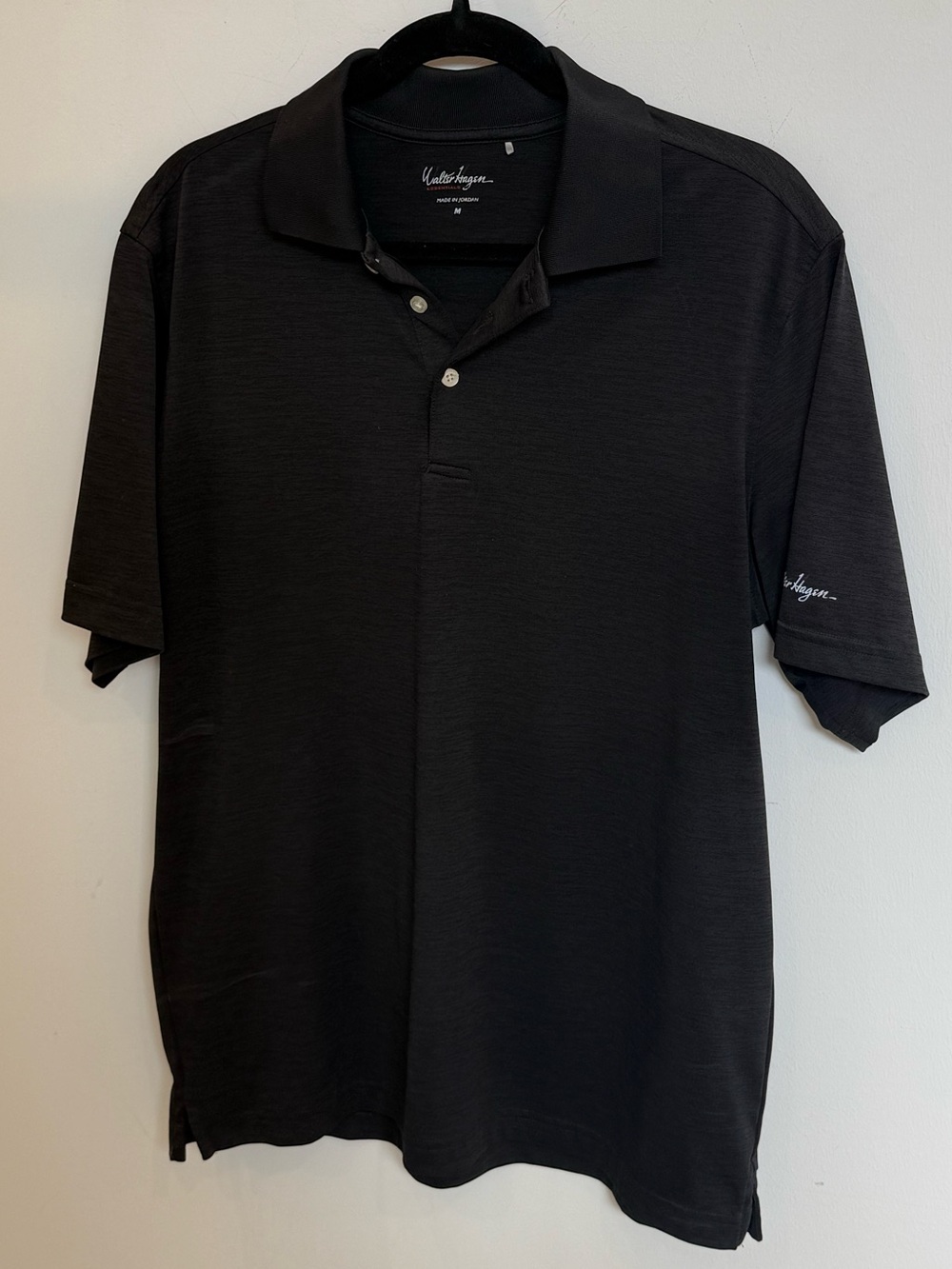 Walter Hagen Black Men's Polo Shirt